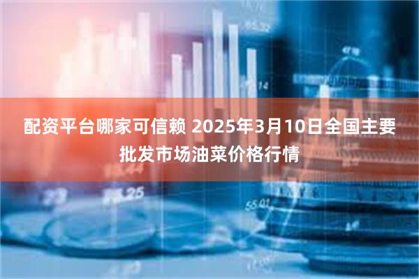 配资平台哪家可信赖 2025年3月10日全国主要批发市场油菜价格行情