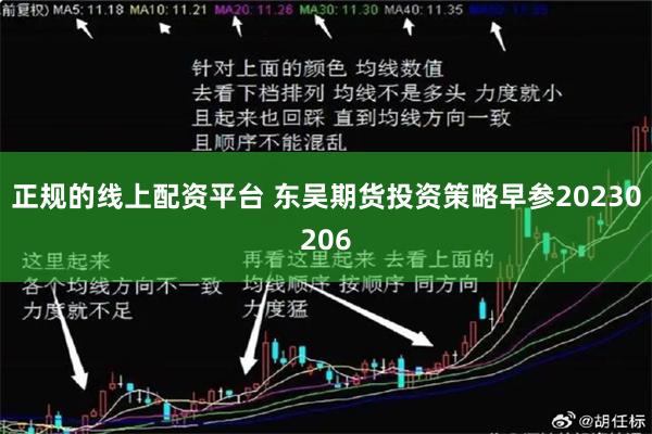 正规的线上配资平台 东吴期货投资策略早参20230206